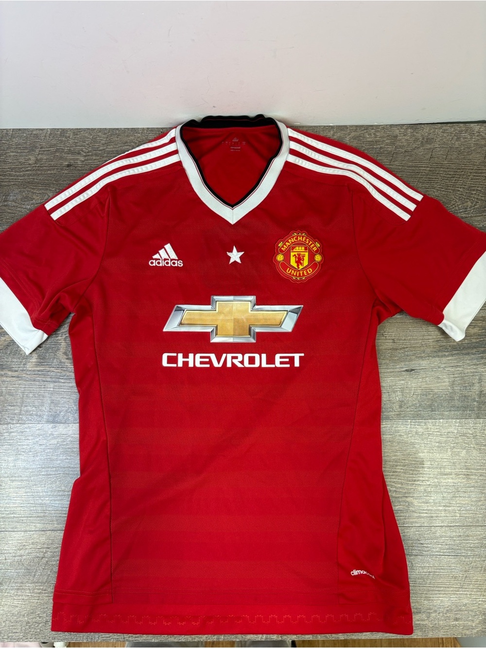 Adidas Manchester United 2015/16 Home Soccer Jersey Red Men’s L